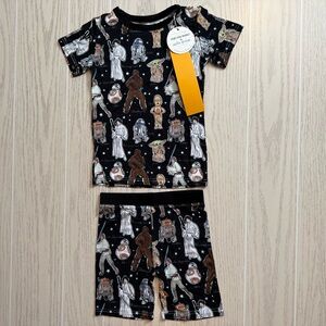 Little Britches Boutique Secret Stock Bamboo Star Wars Toddler Boys Size 3T NEW